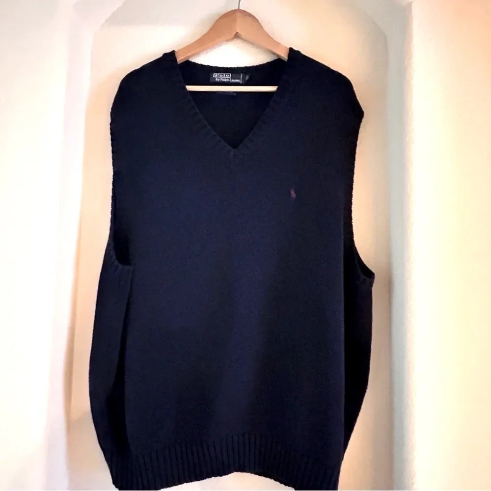 Polo Ralph Lauren V Neck Knit Sweater Vest